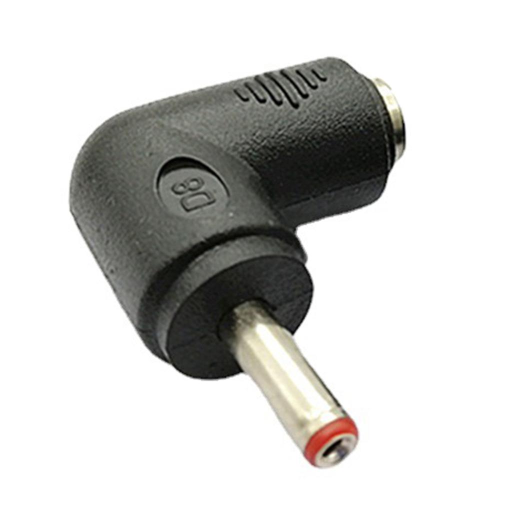 90 градусов DC5.5x2.1mm to DC3.5x1.35mm адаптер питания женский-мужской разъем-конвертер зарядки для ноутбуков