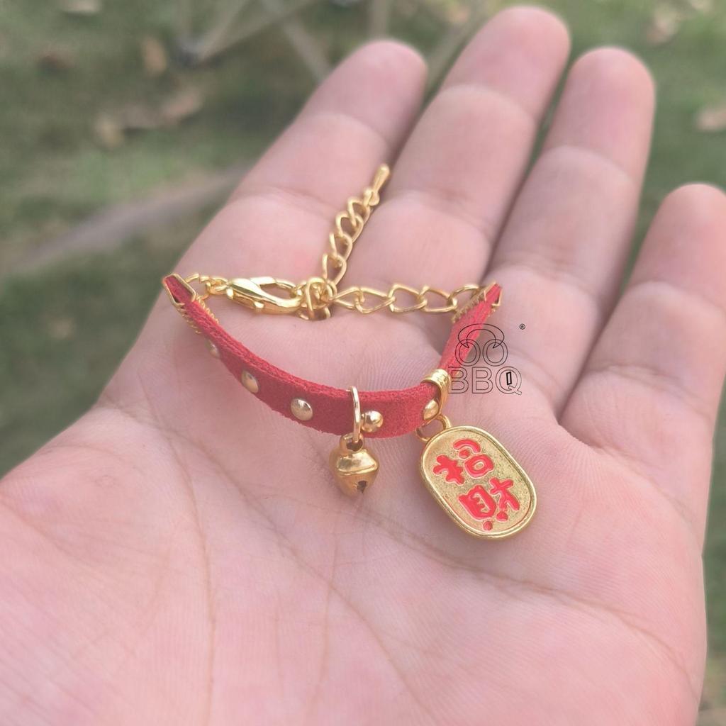 Регулируемый ошейник для питомца-ящерицы и крокодила – Привлекает богатство и удачу, Милое уличное кольцо на шею для рептилии