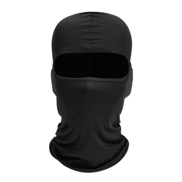 Male's Cycling Cap Balaclava Full Face Ski Mask Hiking Camping Hunting Tactical Military Cap Bike Hats Neck Gaiter High Quality Practical Daily Use