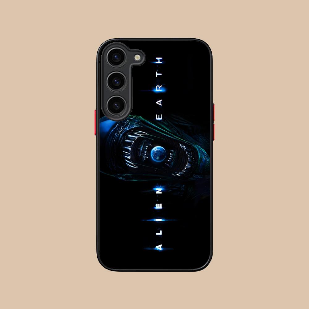 Alien Earth Mobile Cell Phone Case for Samsung Galaxy S25 S24 S23 S22 S21 Plus FE Ultra Colorful Silicone Cover Cover Smartphone