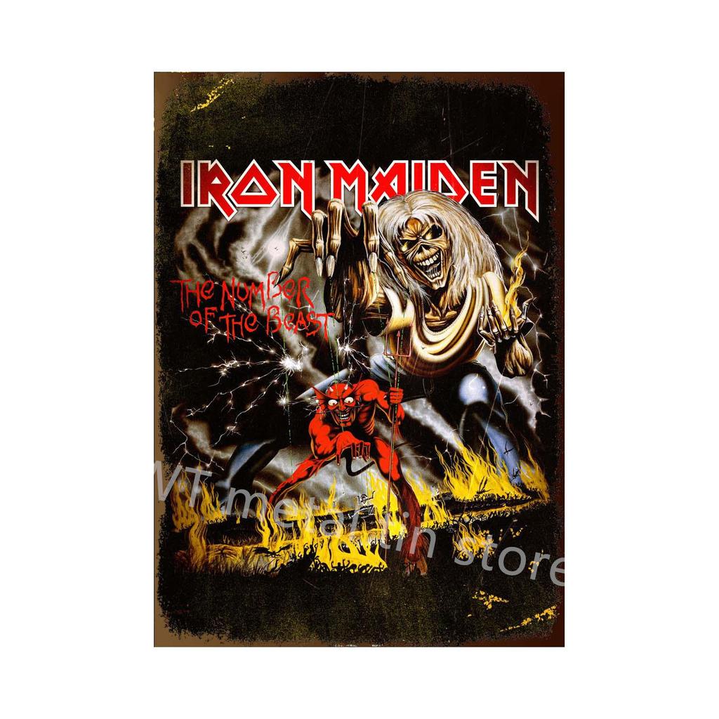 Ретро-плакат музыкальной группы, металлическая табличка, жестяная табличка, винтажная рок-н-ролльная тарелка для домашнего бара, декоративные наклейки, декор стен гостиной