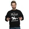 Disney Mens Mulan Movie Mono Horse Sweatshirt