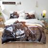 Комплект пододеяльника для кроссового мотоцикла 3D Гоночный Мотокросс Постельное белье Для Подростка Мотоциклиста Экстремальные Виды Спорта Полиэстеровый Пододеяльник
