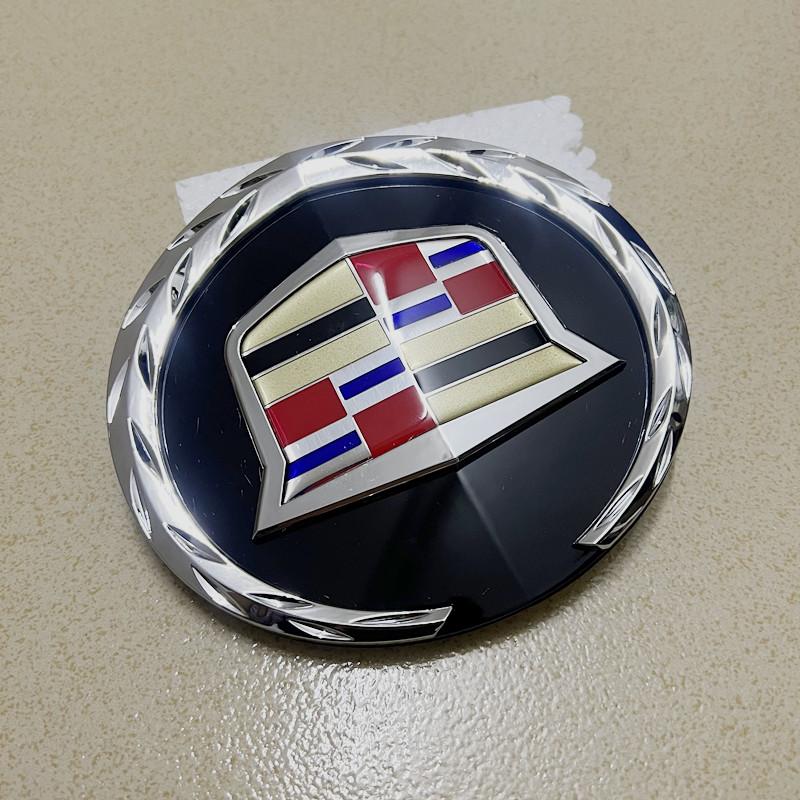 AABHQ1 1pcs 3D ABS 145mm Car Front Grille Center Emblem Badge for Cadillac Escalade 2007-2014 Year Accessories