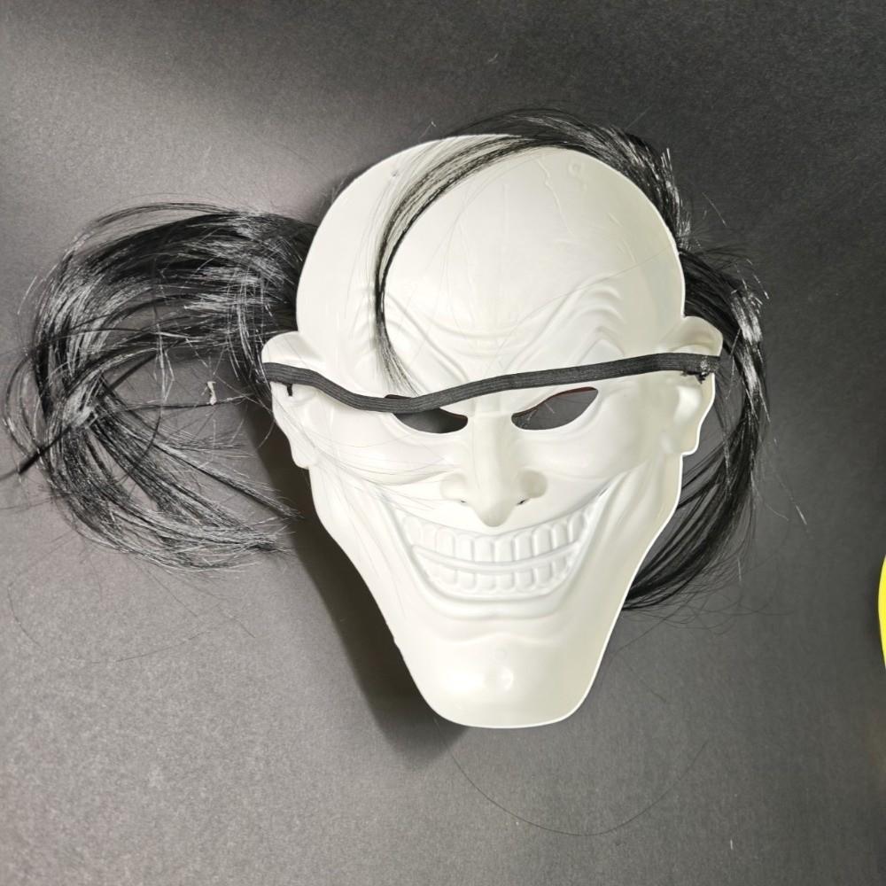 Spooky Halloween Mask Smile Face Terrifying Cosplay Mask Party Gift Full Face Mask Male Female