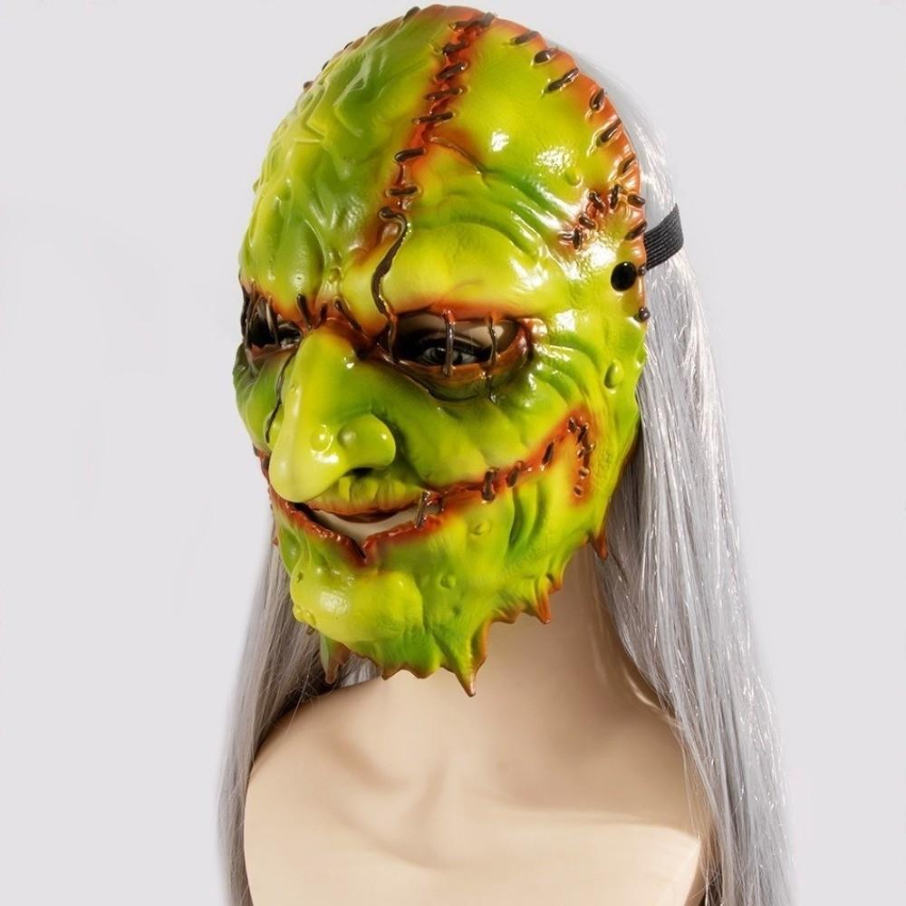 Facepiece Dark Forest Mask Blood Scar Scary Killer Devil Mask Halloween Witch Mask Dressing Up