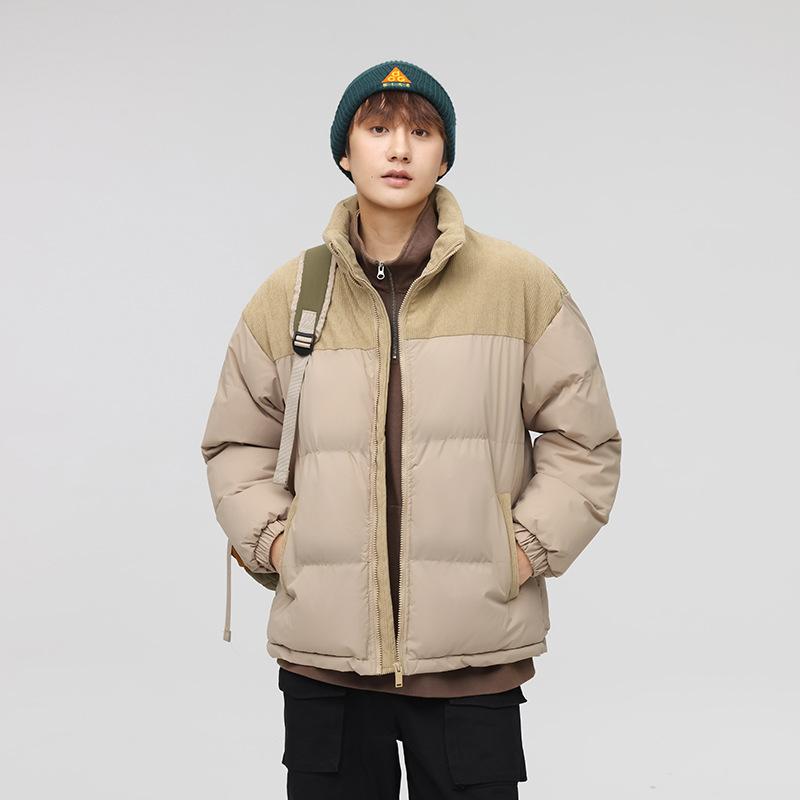 Autumn and Winter Couple Cotton Clothes Cotton Clothes Men's Winter Coats Thickened Cotton Clothes Trendy Bread Clothes Casual Coats Velvet