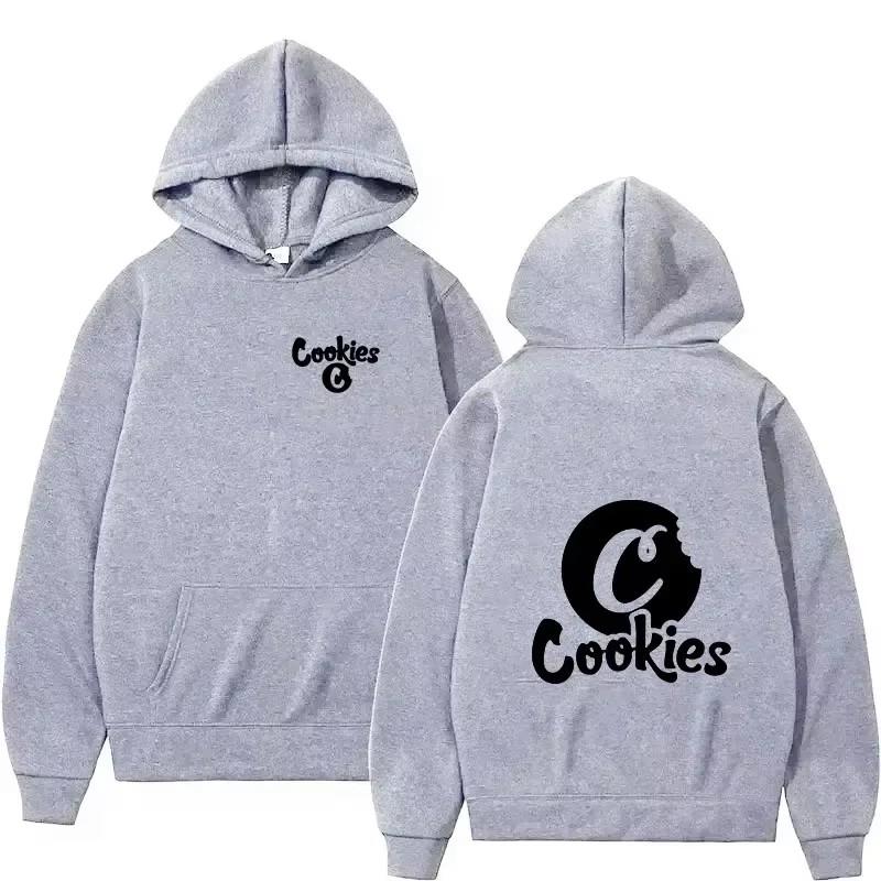 Autumn Men's Women's Hoodies Cookies Letter Printing Unisex Fashion Pullover Long Sleeves Loose Casual Vintage Sweatshirts