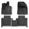 For Polestar 4 2023 2024 Car Floor Mats Cargo Liner Trunk Pad TPE 3D Foot Mat Waterproof All Weather BLACK