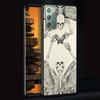Чехол-бабочка в стиле ретро с черепом для Samsung Galaxy Note 20 Ultra 10 Lite 9 8 A53 A52 S23 S22 S21 S20 Plus, силиконовый черный чехол для телефона