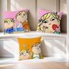 Мультяшный Смешной Чехол для Подушки K-LOLA Удобный Мягкий Наволочка для Дивана Гостиной Дома C-CHARLIE AND Декор Защитные Чехлы