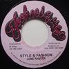 7inch Record LONE RANGER - Style & Fashion NONE Techniques Jamaica Reggae, Ska & Dub Used