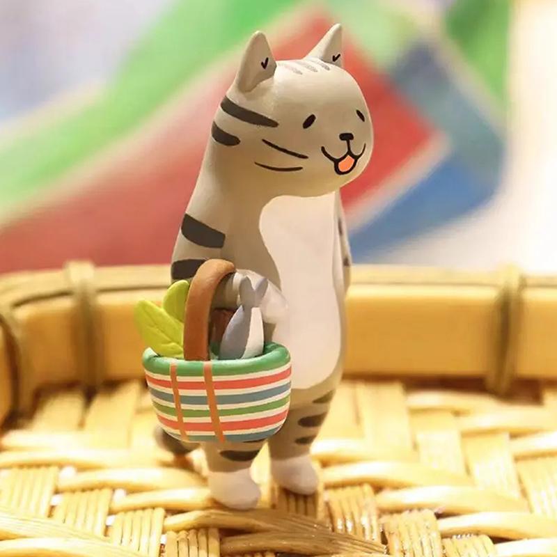 Случайная кошка, слепая коробка, фигурка, игрушка, кошка, кукла, мяу, рынок, слепая сумка, фигурка, модель, игрушка, украшение, детский подарок