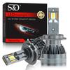 2 шт. H4 H7 LED Canbus H8 H11 H1 H3 50000LM 100W HB3 9005 HB4 9006 9012 Hir2 CSP светодиодные лампы для автомобильных фар противотуманные фары дальнего и ближнего света 6000K