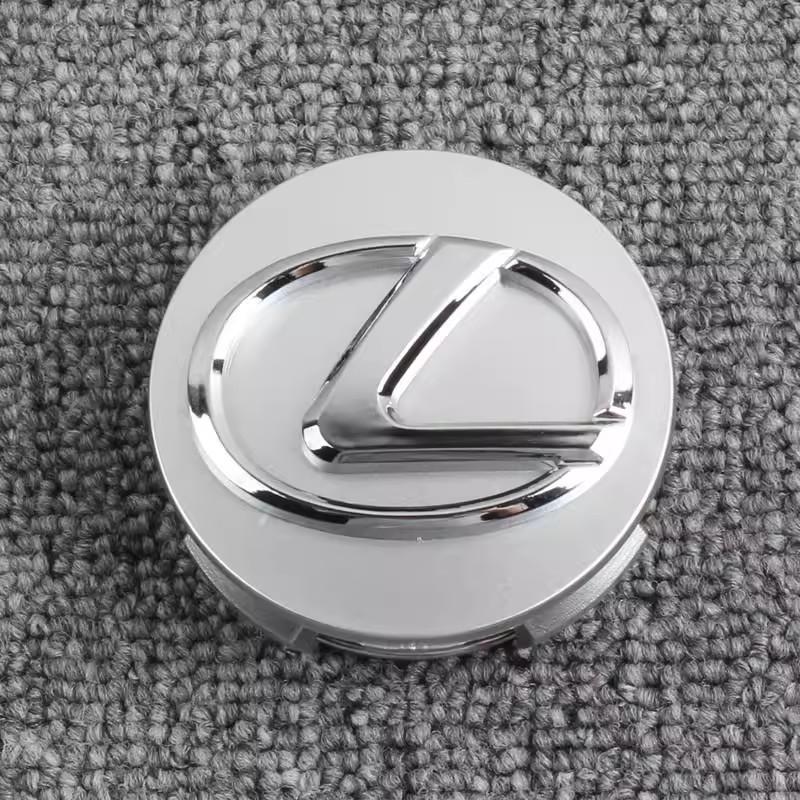 AABGF1 4Pcs Car Emblem 62MM Wheel Center Cover Hub Accessories For Lexus GS IS LS500h ES260 ES300h RX350h NX260 UX260 LM LC RZ450e TX