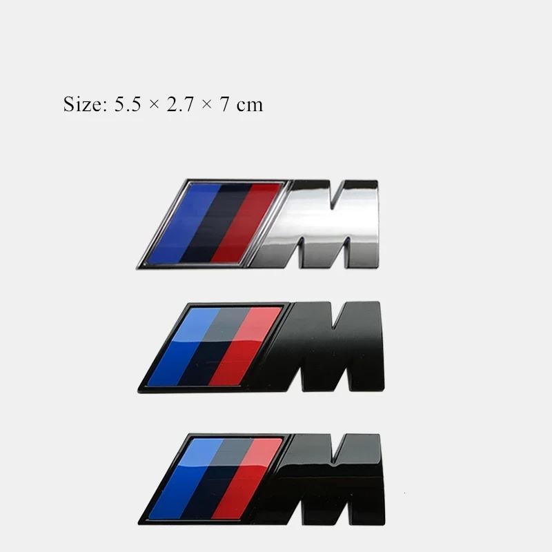 BMW M Electroplating Emblem Trunk Stickers for E91 X5 E70 F11 E30 F31 X3 F25 E61 E83 X1 E53 E87 F40 F32 - Car Decorative Emblems DP8