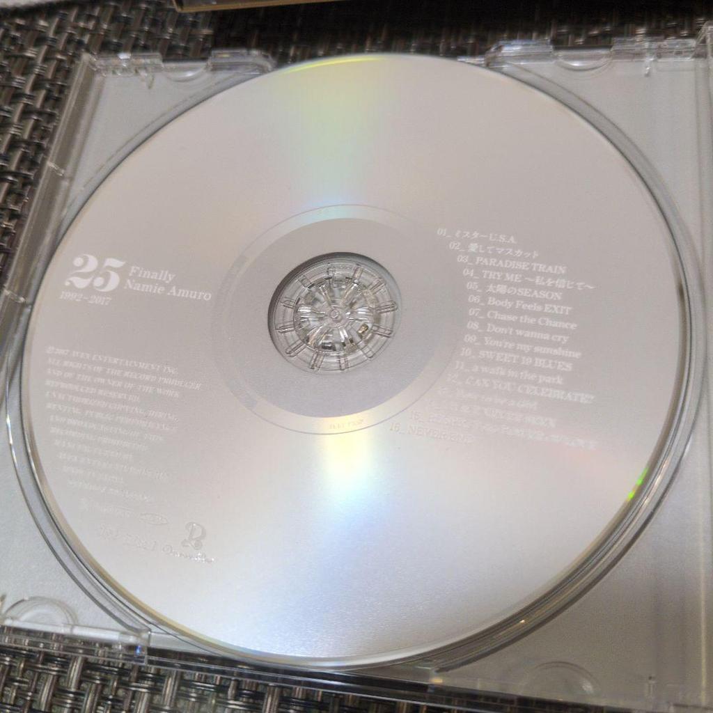 [USED] Namie Amuro 25 Finally CD DVD Towel