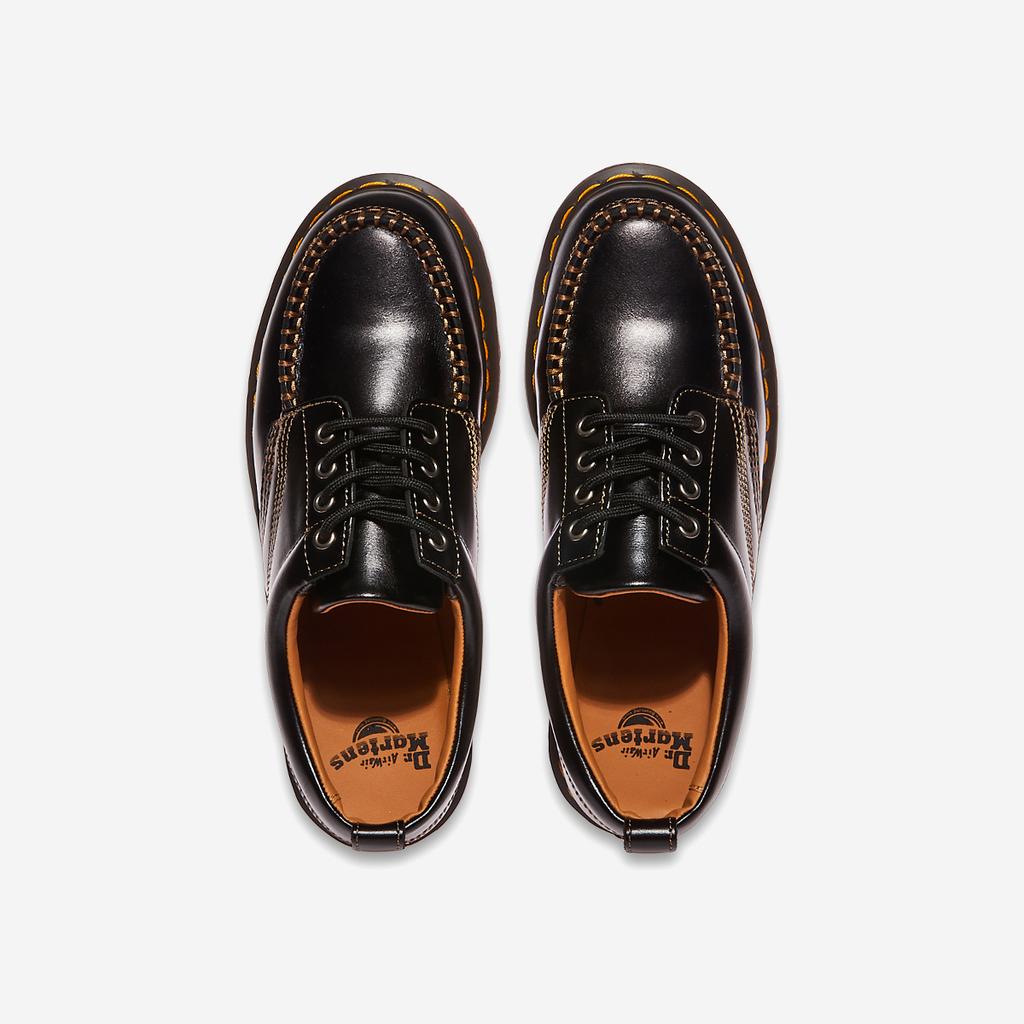Dr. Martens Туфли Lowell с 4 отверстиями для шнурков [DMT31816001-Черная Анилиновая Кожа]