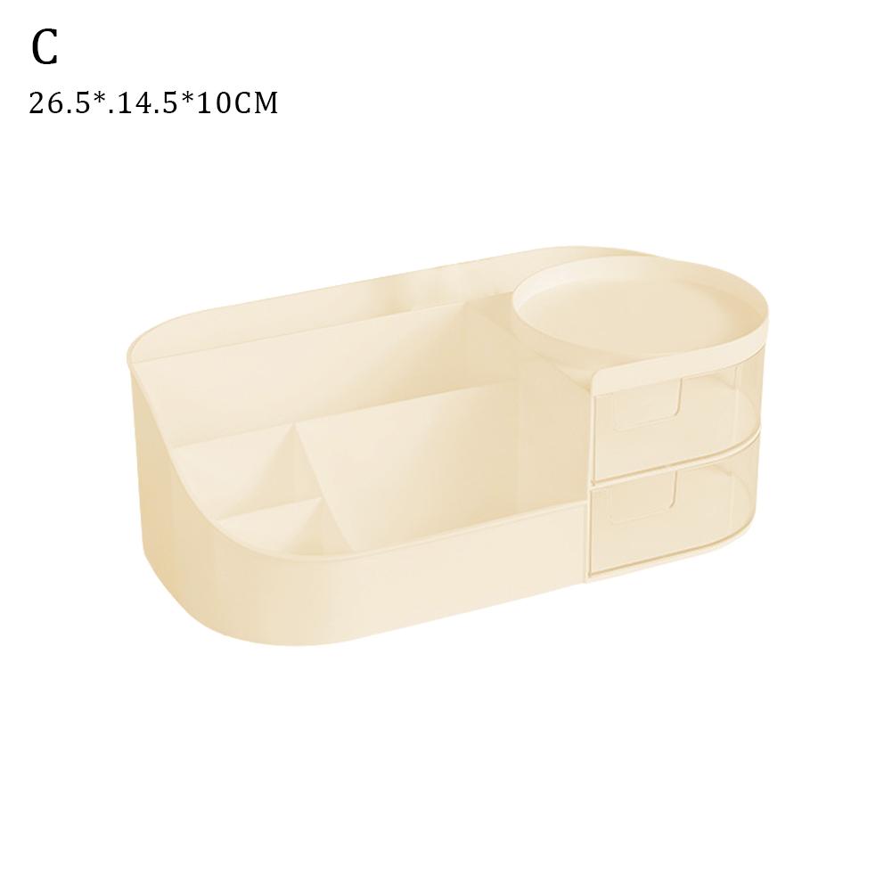 Большая вместительная коробка для хранения косметики, органайзер для косметики, ювелирных изделий, лака для ногтей, контейнера для косметики, настольного хранения всякой всячины