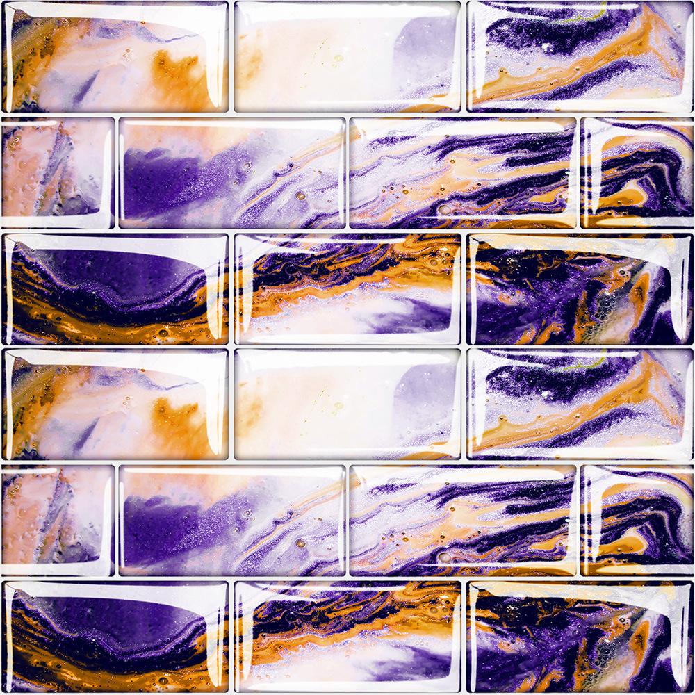 10 шт. 15x15 см DIY мраморные наклейки на стену имитация кирпича украшение для спальни водонепроницаемые самоклеящиеся плиточные обои декор для кухонного шкафа