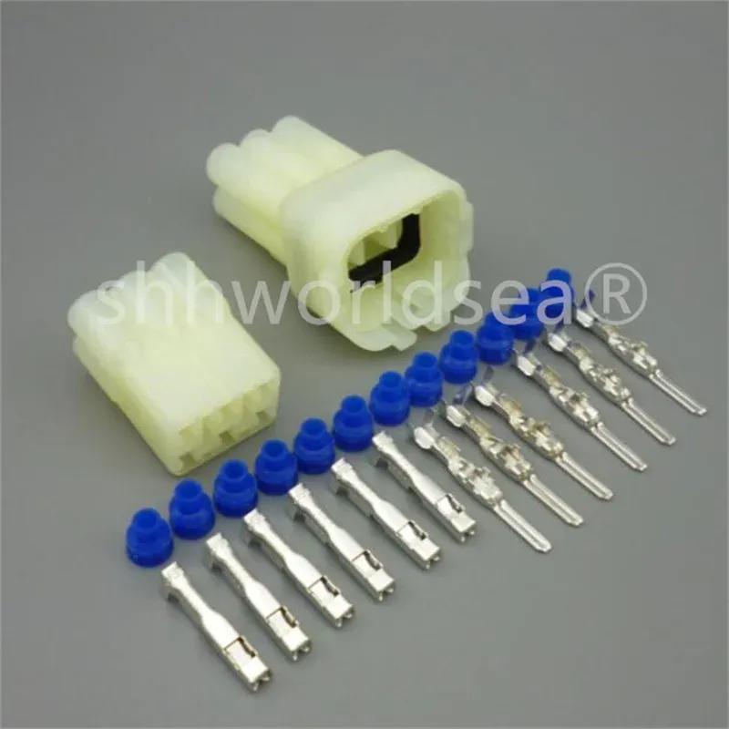 Shhworldsea 6 Pin 2.2mm HM 090 Female And Male Motorcycle Connector 6189-6171 6180-6181 Electrical Connector FOR Fit Toyota