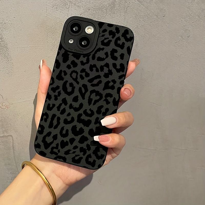 Графический чехол для телефона с леопардовым принтом для iPhone 15 14 13 12 11 x XR Xs SE2 SE 8 7 plus pro Max mini силиконовая задняя крышка