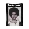 Black History - Black And White Typographic Blanket  Wool Funny Warm Throw Blankets for Bedding Lounge Spring/Autumn