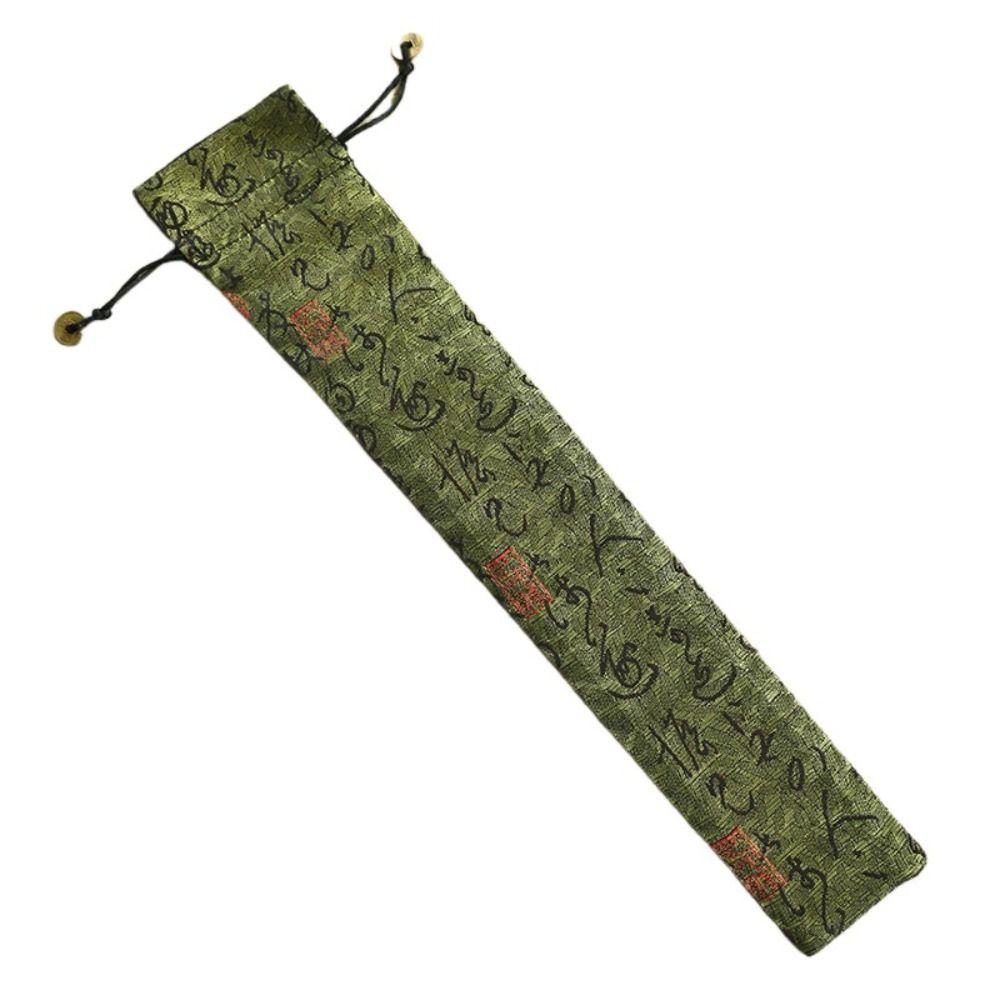 Парчовый складной веерный мешок для подарков, упаковка флейты, защитный чехол, плакаты