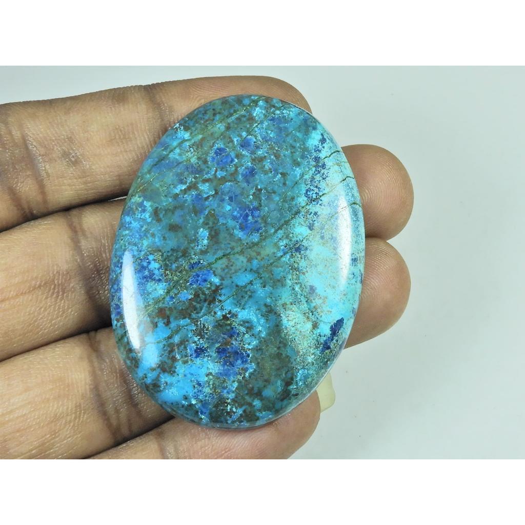 37X52MM Natural Shattuckite Oval Cabochon Loose Gemstone 120Cts. G-718