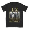 U2 Rock Band Achtung Baby Logo T Shirt Unisex's  Cotton Funny T-Shirt O Neck  Tees Short Sleeve Clothes Summer