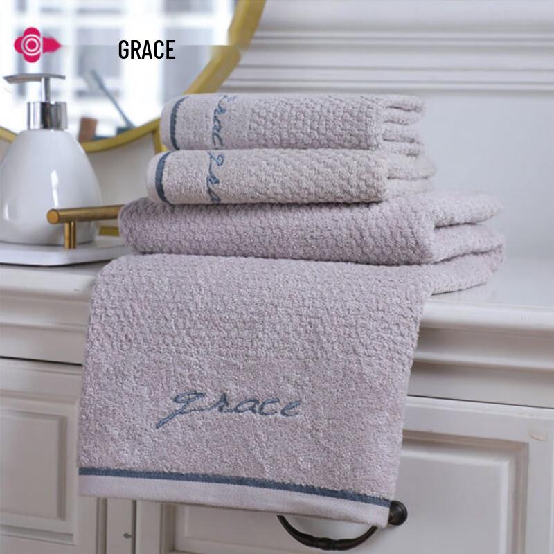 Grace Набор банных и лицевых полотенец из чистого хлопка