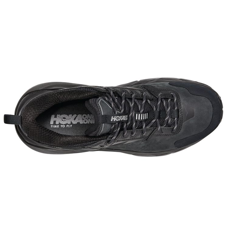 HOKA Kaha Low GTX Черные угольно-серые мужские кроссовки 1118586-BCCG