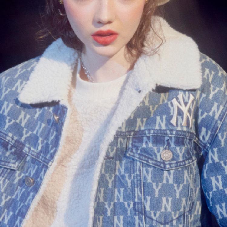 New MLB New York Yankees Denim Jackets Unisex Blue 31JPN2041-50U