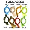1Pack High Light Fluoro Fiber Fly Tying Material Ultra Fine Flashabou Tinsel For Streamer Bass Trout Sea Fishing Lures Baits