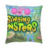 Наволочка Подушка Декорация My Singing Monsters Квадратная Подушка для Дивана Подушки Декоративные Видеоигра Приключения Двусторонний Принт