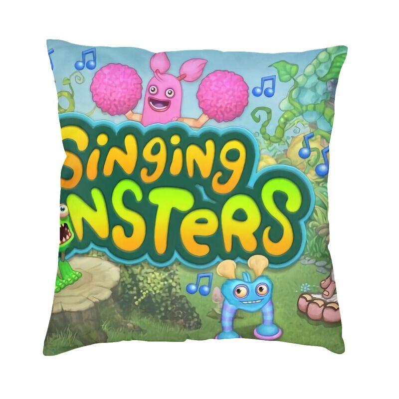Наволочка Подушка Декорация My Singing Monsters Квадратная Подушка для Дивана Подушки Декоративные Видеоигра Приключения Двусторонний Принт
