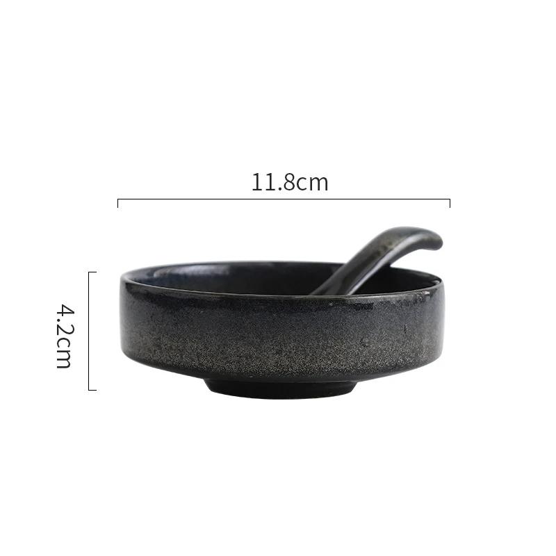 Ceramic Bowl Creative Thick Soup Bowl Dessert Bowl Sushi Bowls Salad Bowls Appetizer Bowls Restaurant Specialty Tableware