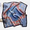 Nature Silk Neck Scarves Lady Foulard Lovely Strawberry Print Real Silk Square Scarf for Women Bag Ribbon Hairband Kerchief