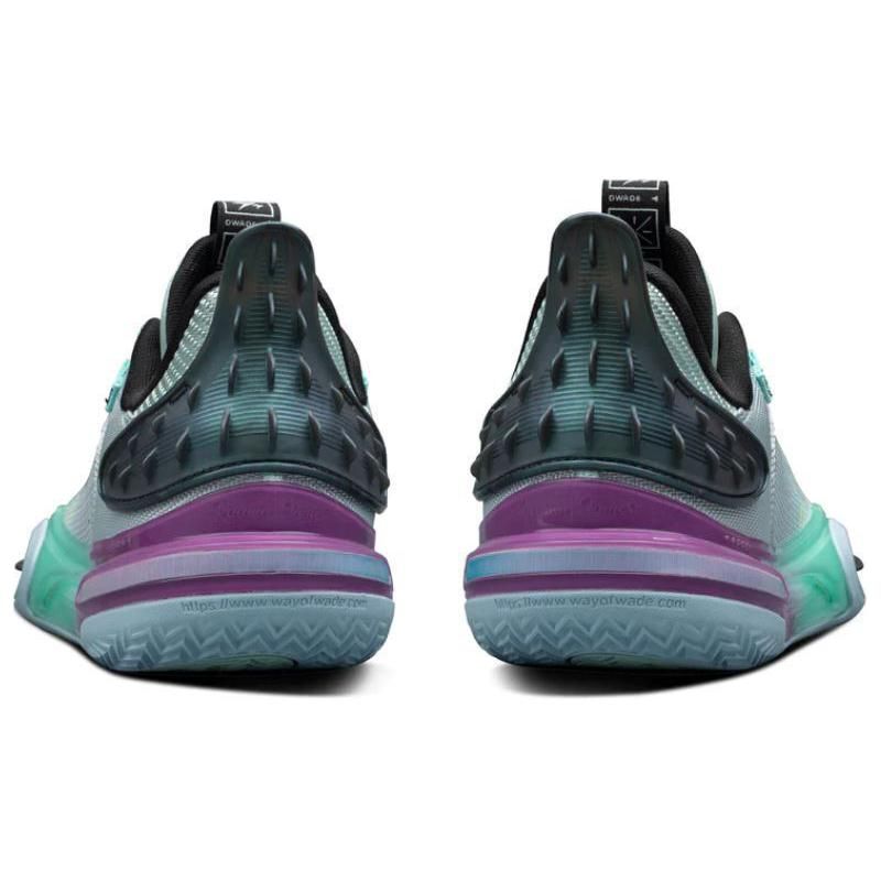 Li-Ning Мужские кроссовки Wade All City 11 Ice Blood Green Mint Purple ABAT005-3