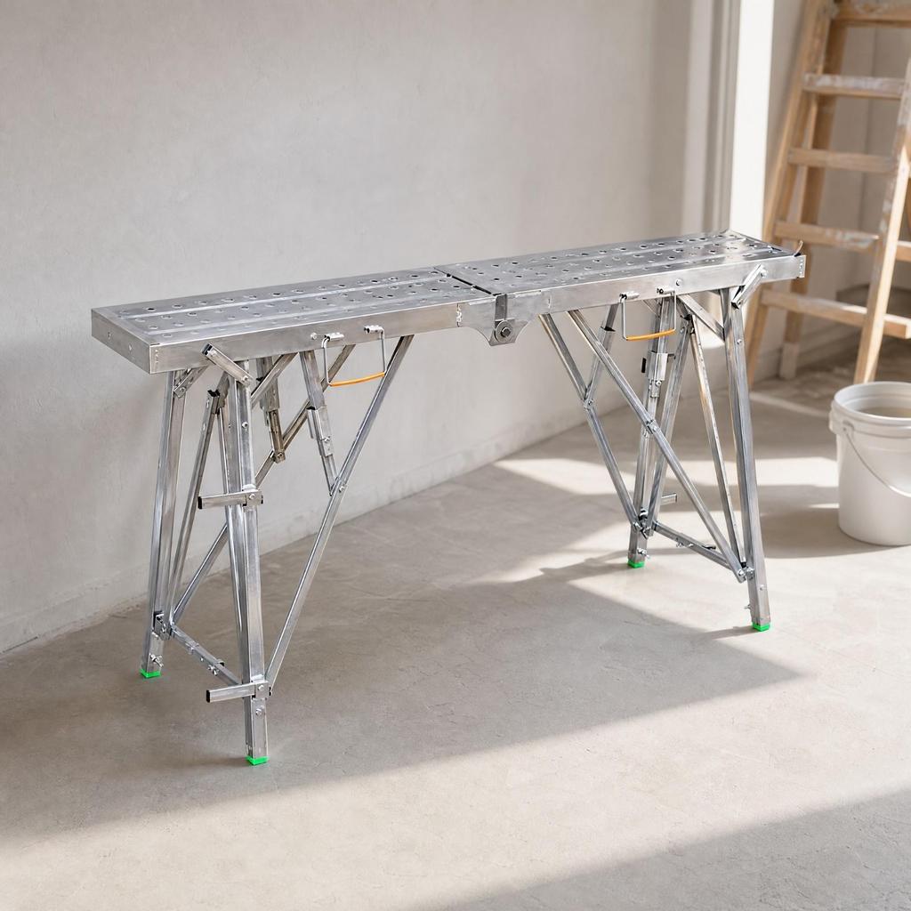Foldable Indoor Scaffold Work Surfacing Portable Scaffolding