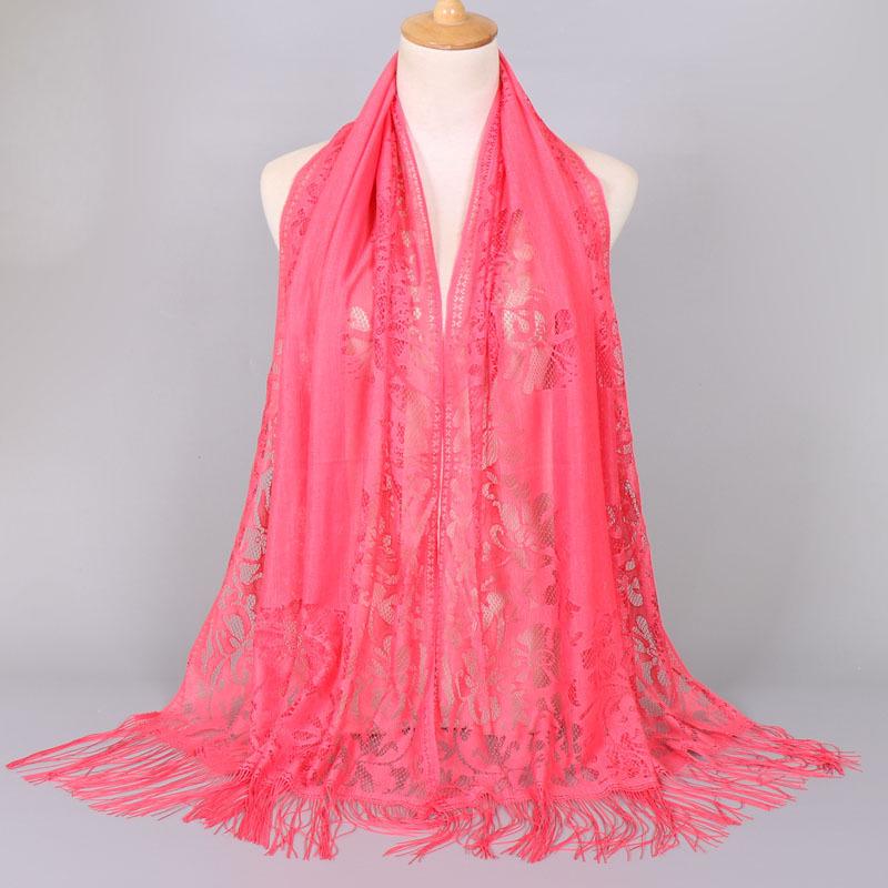 Elegant Lace Scarf for Women Tassel Trimmed Summer Sunscreen Shawl Lightweight Party Wedding Poncho Boho Chic Beach Cover Up