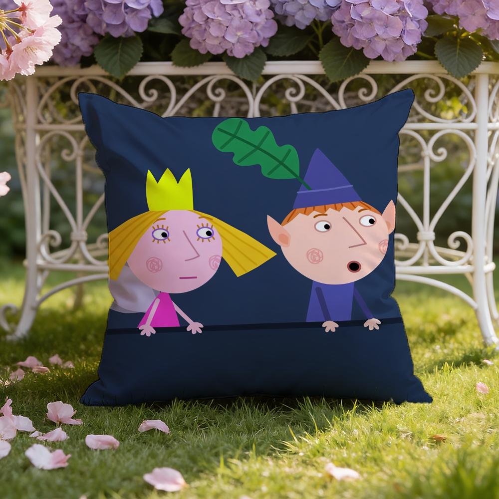 Чехол на подушку B-Ben And H-Hollys Little Kingdom для дома и автомобиля: Двусторонняя конструкция для максимального комфорта