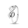 S925 Silver Pink Flower Bee and Bow Women's Ring Fashionable and Versatile Gift for Friends 2026
