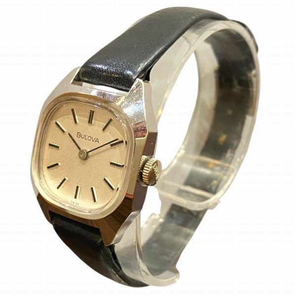 Б/у винтажные женские часы Bulova 4-35767 с ручным заводом