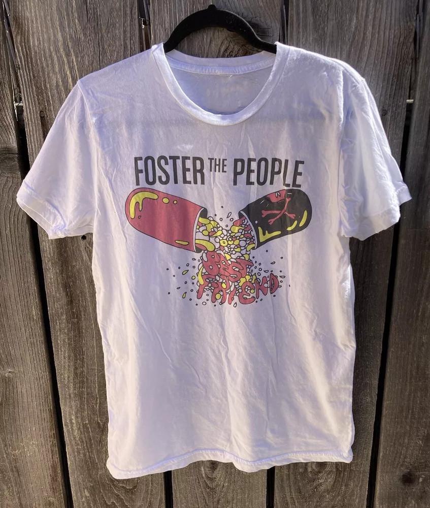 Hot Foster The People Band White Cotton Size S-4XL Shirt Gift For Friend BT037 Unisex T-Shirt