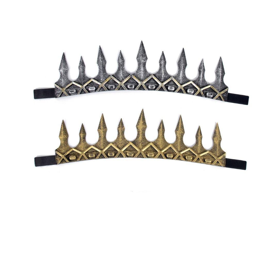 Party Decoration Cosplay Headdress Vintage Halloween Costume Headwear King Crown Stage Performance