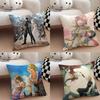Наволочка Final Fantasy Чехол для декоративной подушки Скандинавский Винтажный стиль Наволочки для подушек Дом Гостиная Диван Кушетка Сиденье