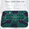 «Настраиваемый резиновый коврик для игрового стола в Техасский Холдем — идеально подходит для покера, мыши, клавиатуры, использования в офисе или киберспорте».