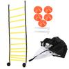Football Training Ladder Disc Drag Parachute Set Jump Lattice Agile Training Rope
