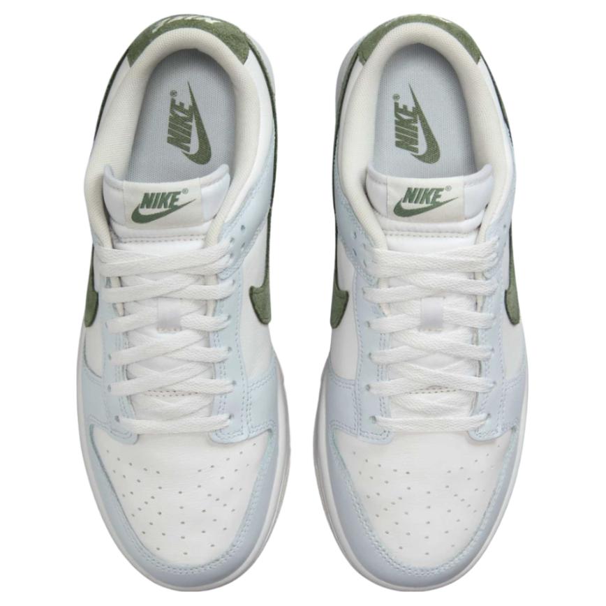 Nike Женские кроссовки Dunk Low Светло-серебристый Можжевелово-зеленый Серый Белый IM3371-030
